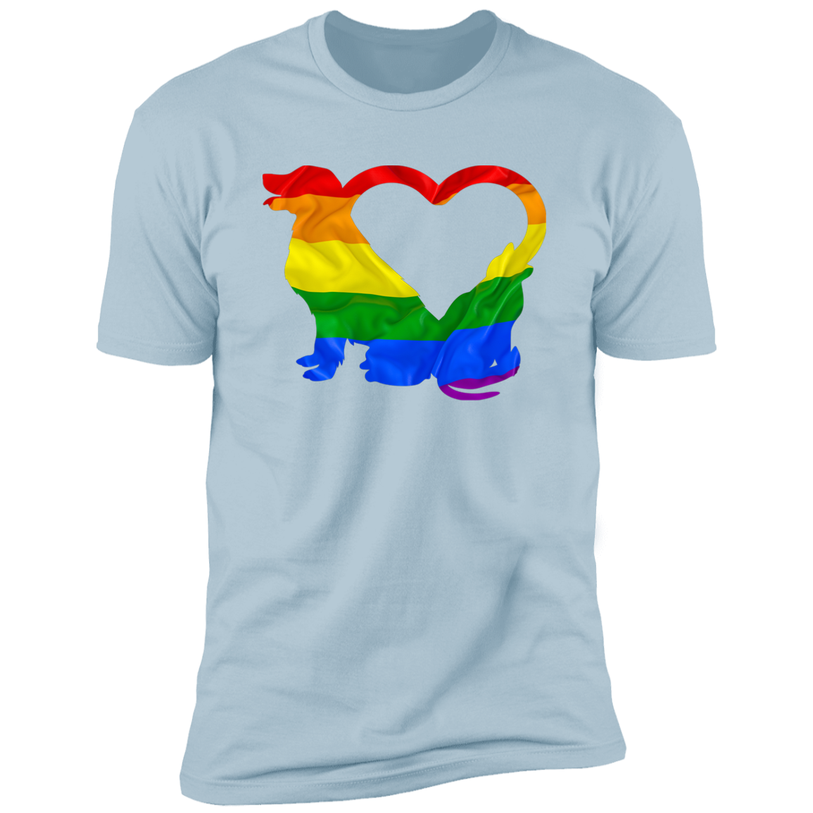 Cat and Dog Pride, Cat Dog Pride shirt for humas, in light blue