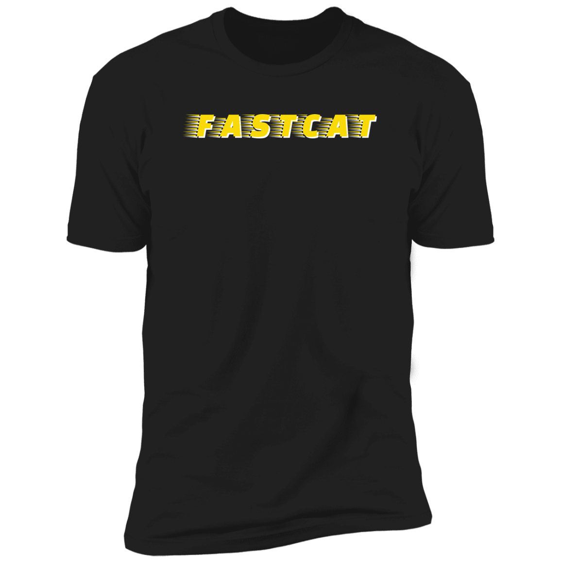 FastCAT Dog T-shirt, sporting dog t-shirt for humans, FastCAT t-shirt, in black