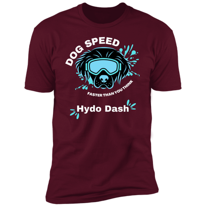 Dog Speed Faster Than You Think Hydro Dash T-shirt, Hydro Dash shirt dog shirt for humans, in maroon