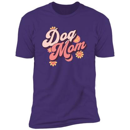 Retro Dog Mom t-shirt, Dog Mom shirt, Dog T-shirt for humans, in purple Rush
