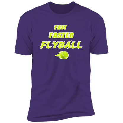 Fast Faster Flyball Dog T-shirt, sporting dog t-shirt, flyball t-shirt, in purple rush
