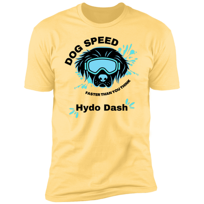 Dog Speed Faster Than You Think Hydro Dash T-shirt, Hydro Dash shirt dog shirt for humans, in banana cream