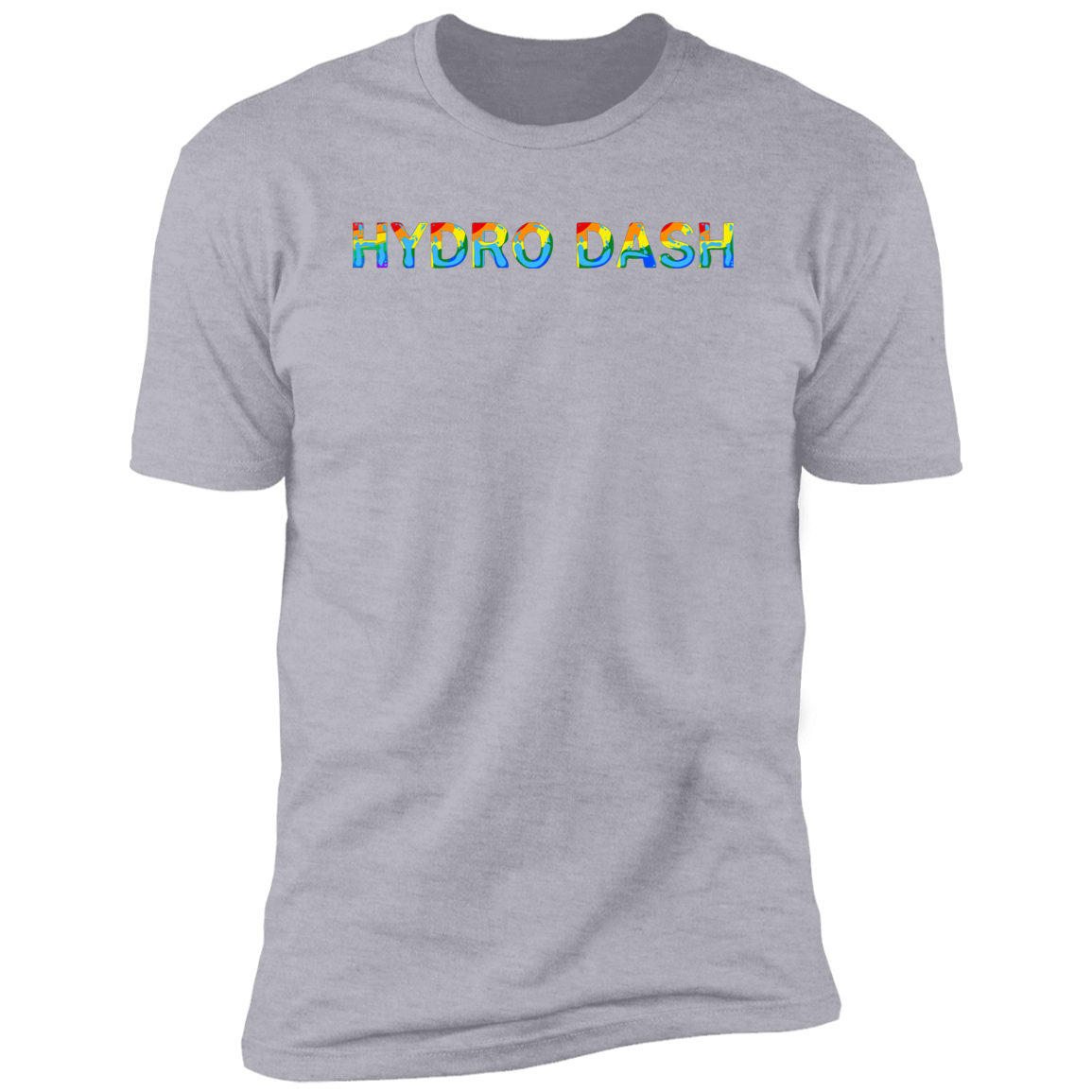  Hydro Dash Pride 2023  t-shirt, dog pride dog Hydro dash shirt for humans, in light heather gray