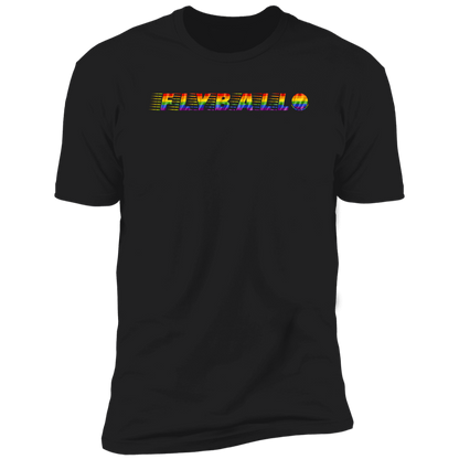 Flyball pride t-shirt, dog pride dog flyball shirt for humans, in black