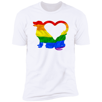 Cat and Dog Pride, Cat Dog Pride shirt for humas, in white