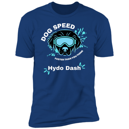 Dog Speed Faster Than You Think Hydro Dash T-shirt, Hydro Dash shirt dog shirt for humans, in royal blue