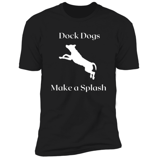 Dock Dogs Make a Splash Dock Diving t-shirt, Dock diving shirt, in Black