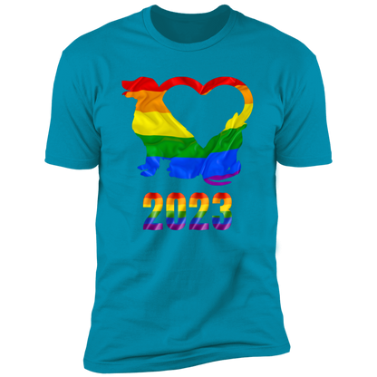 Cat and Dog Pride, Pride Dog shirt for humas, pride cat shirt for humans, in turquoise 