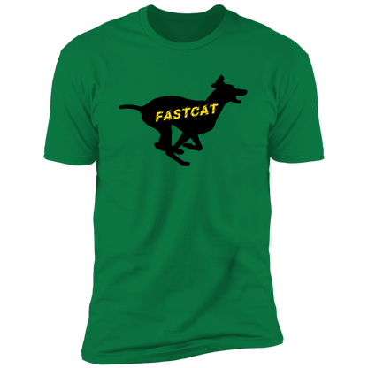 FastCAT Dog T-shirt, sporting dog t-shirt for humans, FastCAT t-shirt, in kelly green