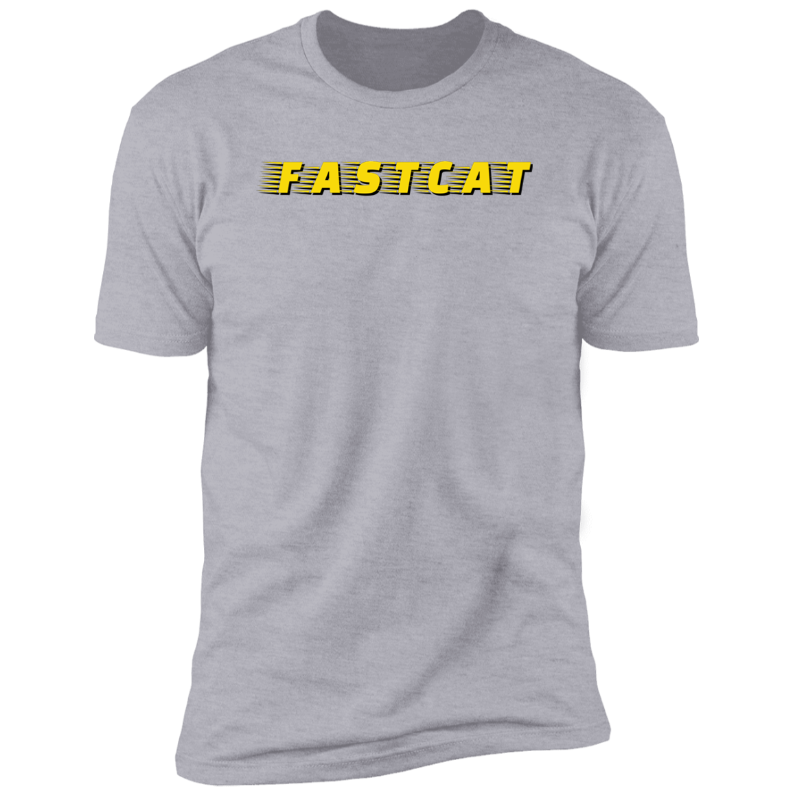 FastCAT Dog T-shirt, sporting dog t-shirt for humans, FastCAT t-shirt, in light heather gray