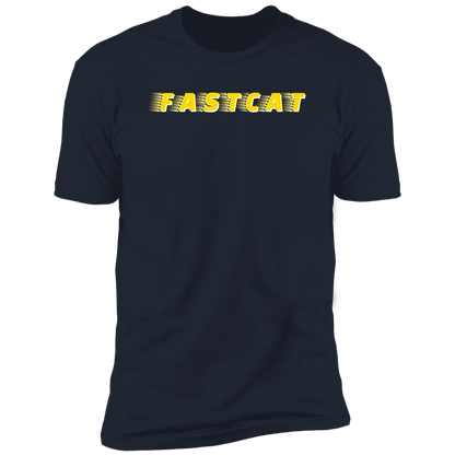 FastCAT Dog T-shirt, sporting dog t-shirt for humans, FastCAT t-shirt, in navy blue