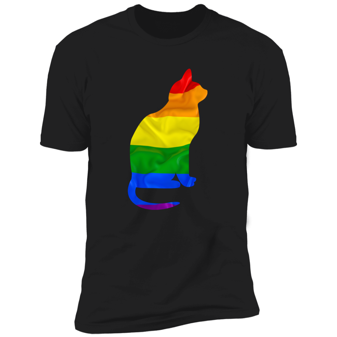 Cat Pride, Cat Pride shirt for humas, in black