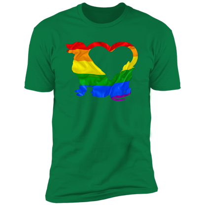 Cat and Dog Pride, Cat Dog Pride shirt for humas, in kelly green