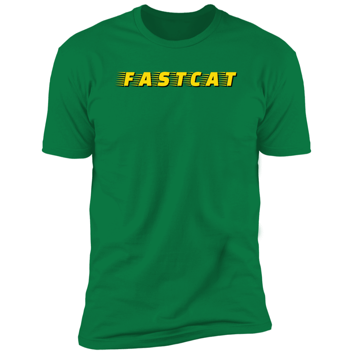 FastCAT Dog T-shirt, sporting dog t-shirt for humans, FastCAT t-shirt, in kelly green 