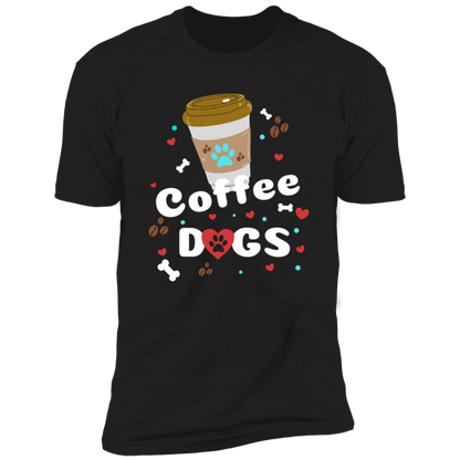 To go Coffee Dogs T-shirt, Dog Shirt for humans, in black 