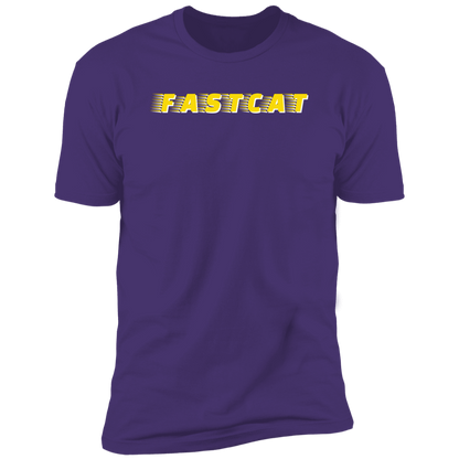 FastCAT Dog T-shirt, sporting dog t-shirt for humans, FastCAT t-shirt, in purple rush