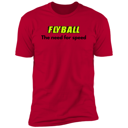 Flyball The Need For Speed dog shirt, dog shirt for humans, sporting dog shirt, in red