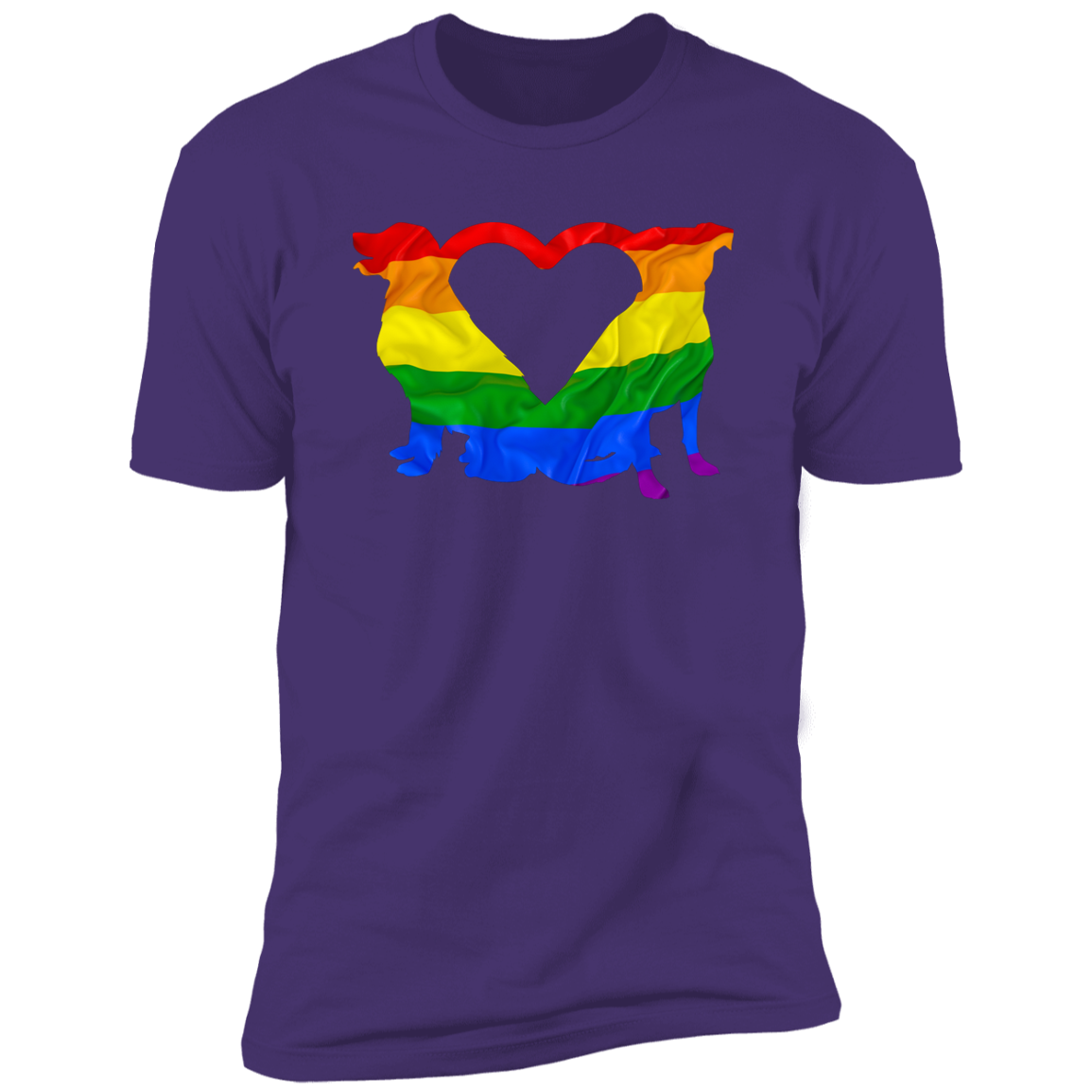 Dog Pride, Dog Pride shirt for humas, in purple rush