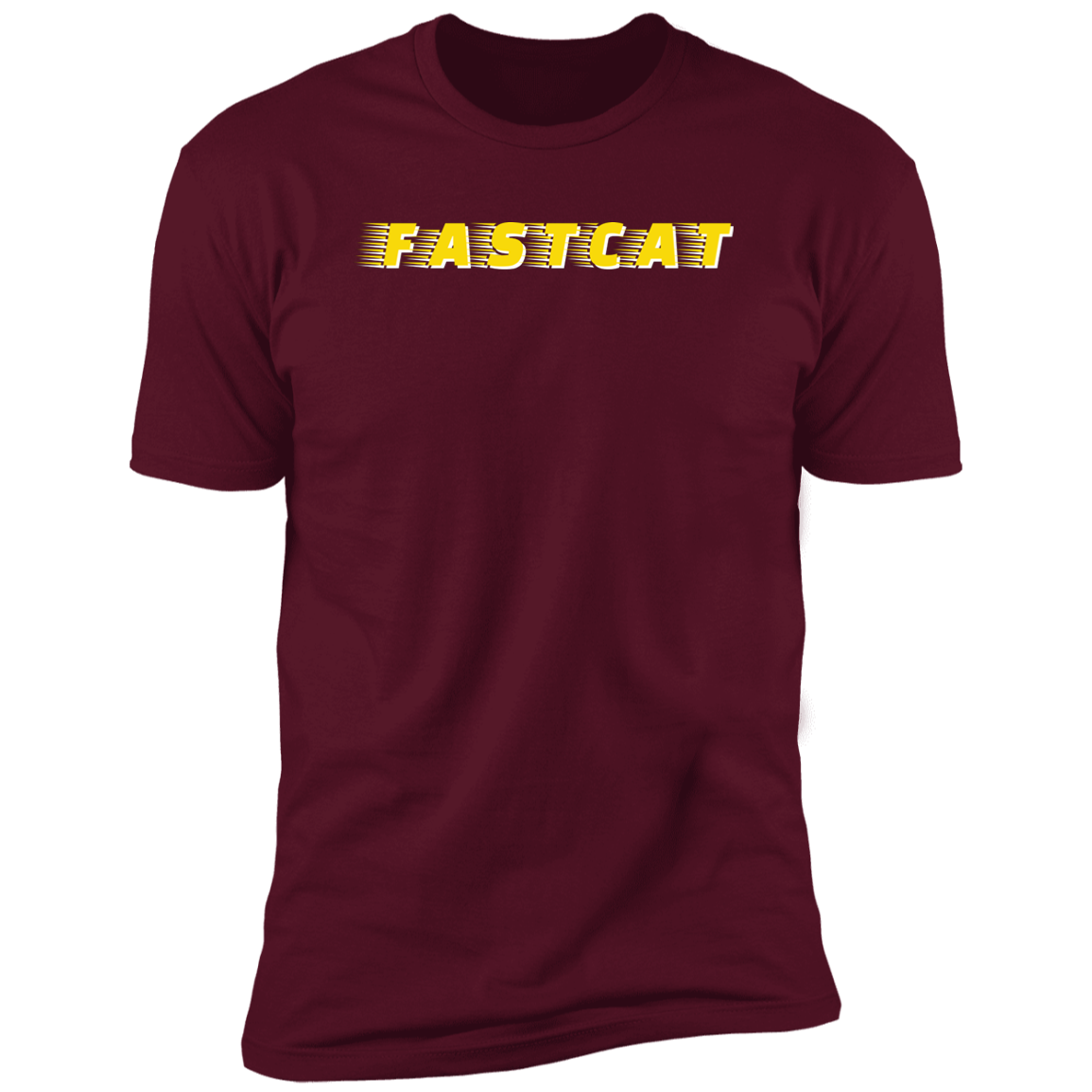 FastCAT Dog T-shirt, sporting dog t-shirt for humans, FastCAT t-shirt, in maroon