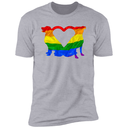 Dog Pride, Dog Pride shirt for humas, in light heather gray