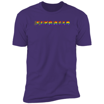 Flyball pride t-shirt, dog pride dog flyball shirt for humans, in purple rush