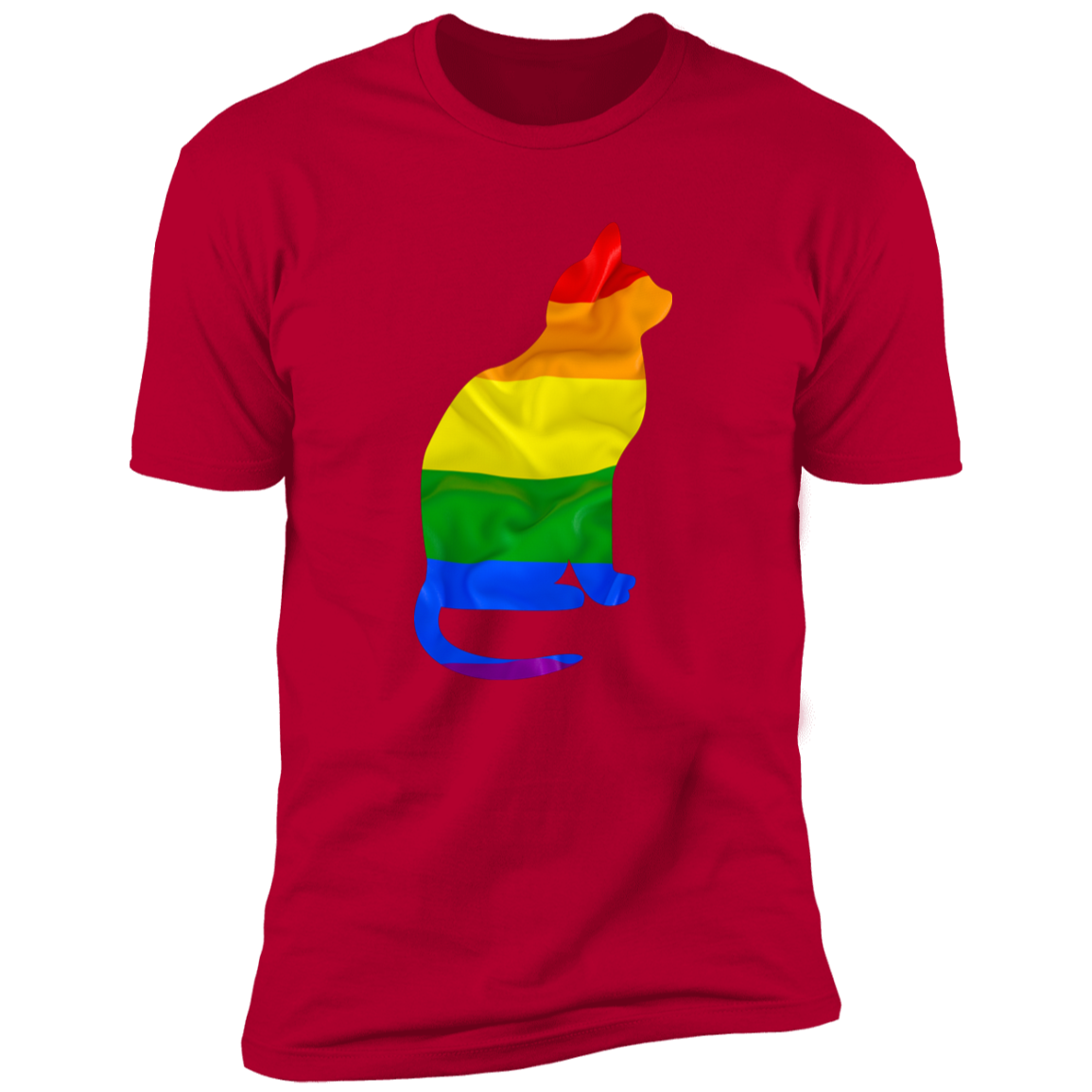 Cat Pride, Cat Pride shirt for humas, in red