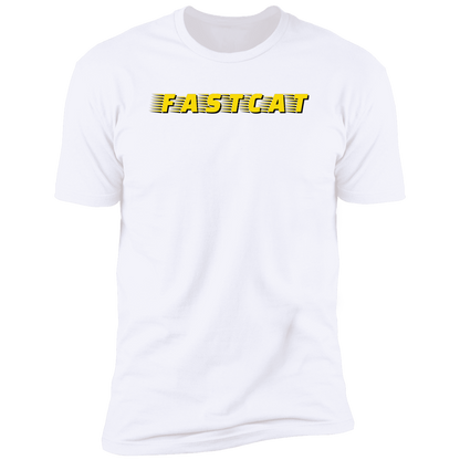 FastCAT Dog T-shirt, sporting dog t-shirt for humans, FastCAT t-shirt, in white