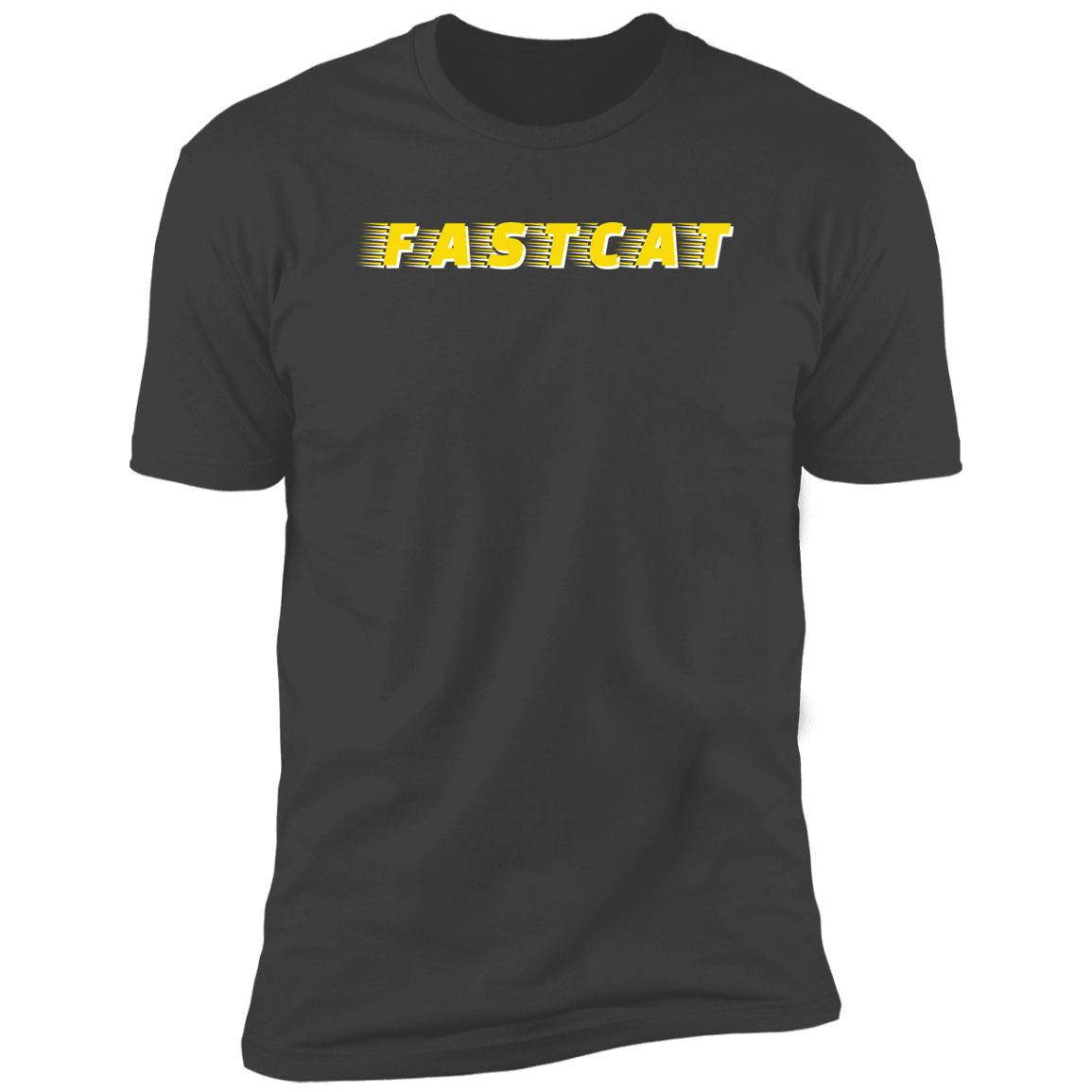 FastCAT Dog T-shirt, sporting dog t-shirt for humans, FastCAT t-shirt, in heavy metal gray