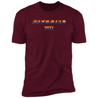 Flyball pride 2023 t-shirt, dog pride dog flyball shirt for humans, in maroon