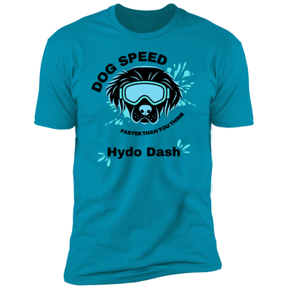 Dog Speed Faster Than You Think Hydro Dash T-shirt, Hydro Dash shirt dog shirt for humans, in turquoise