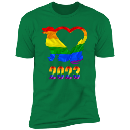 Cat and Dog Pride, Pride Dog shirt for humas, pride cat shirt for humans, in kelly green