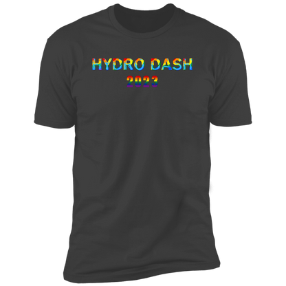 Hydro Dash Pride 2023 t-shirt, dog pride dog Hydro dash shirt for humans, in heavy metal gray